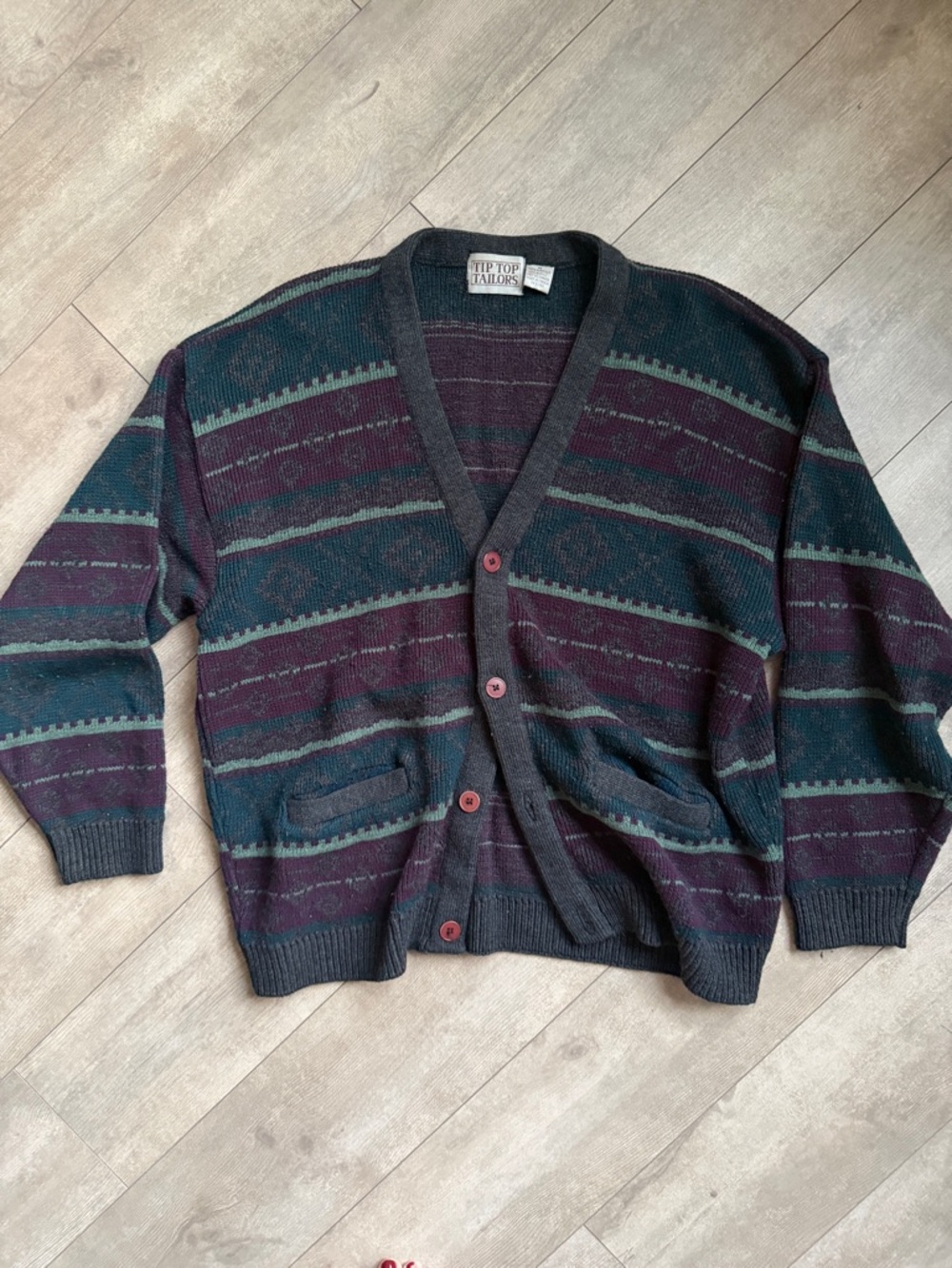 Tip Top Tailor Button-Up Cardigan - vintage